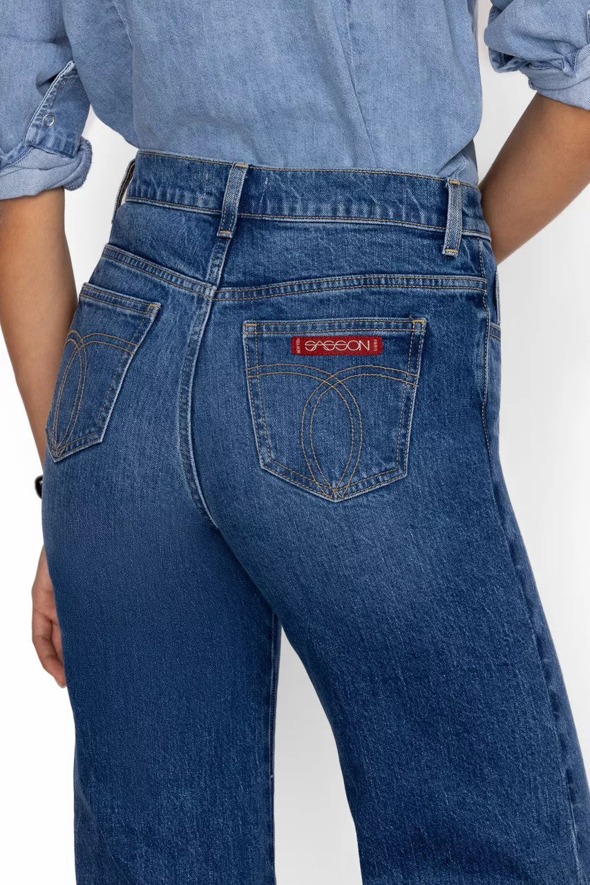 LUMIERE WIDE LEG JEAN