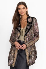 BIYA METALLIC SHORT HOODIE