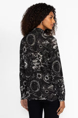 THE JANIE FAVORITE PUFF SLEEVE MOCK NECK